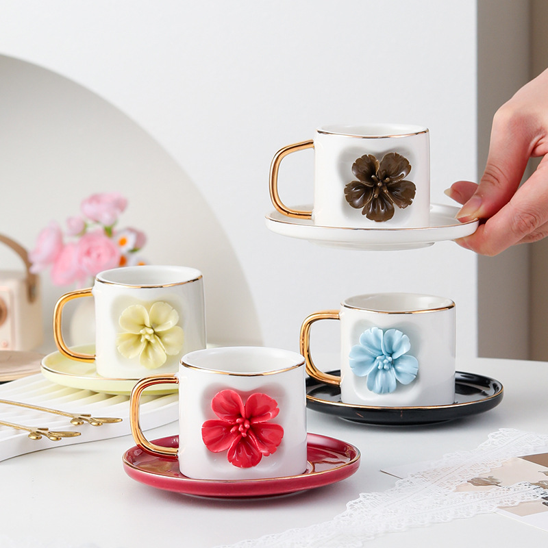Sakura handmade ceramic cup collection