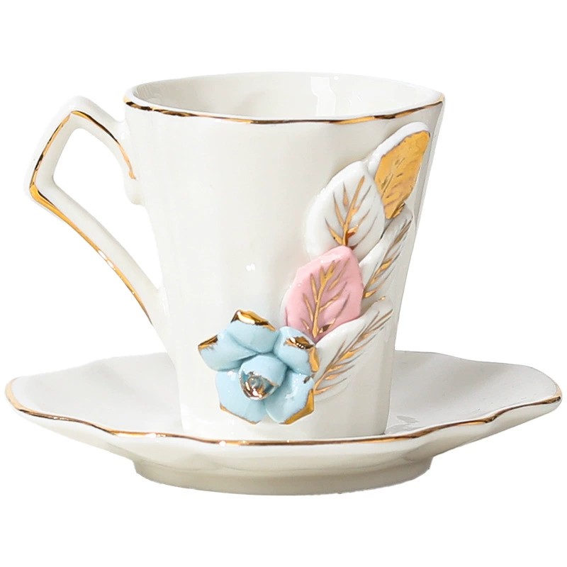 Product Angular Floral Cup And Saucer Thumb 4