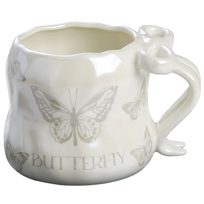 Product Bow Handle Ceramic Mug Thumb 1