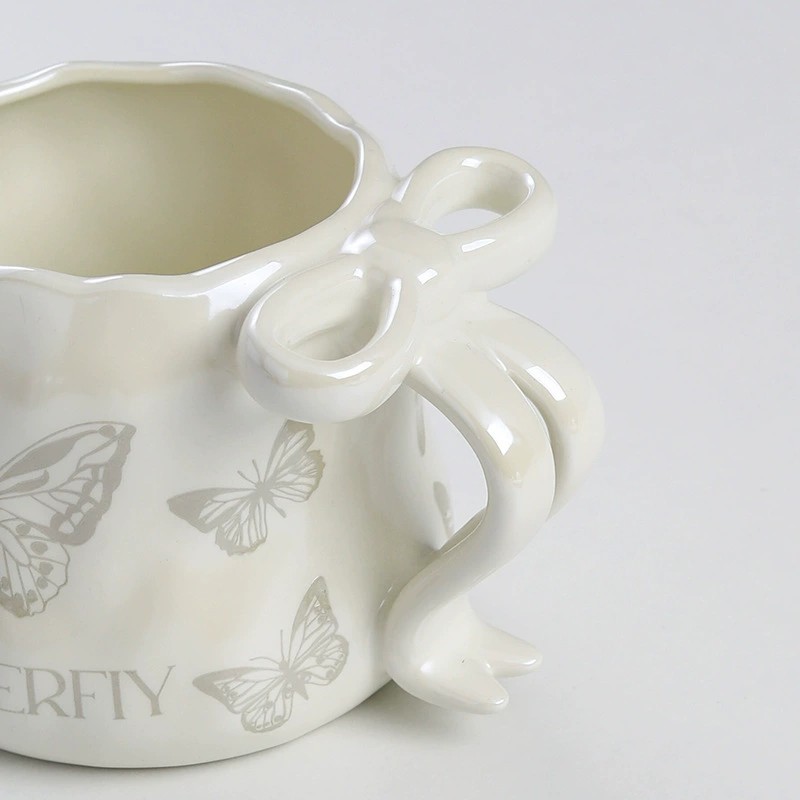Product Bow Handle Ceramic Mug Thumb 2