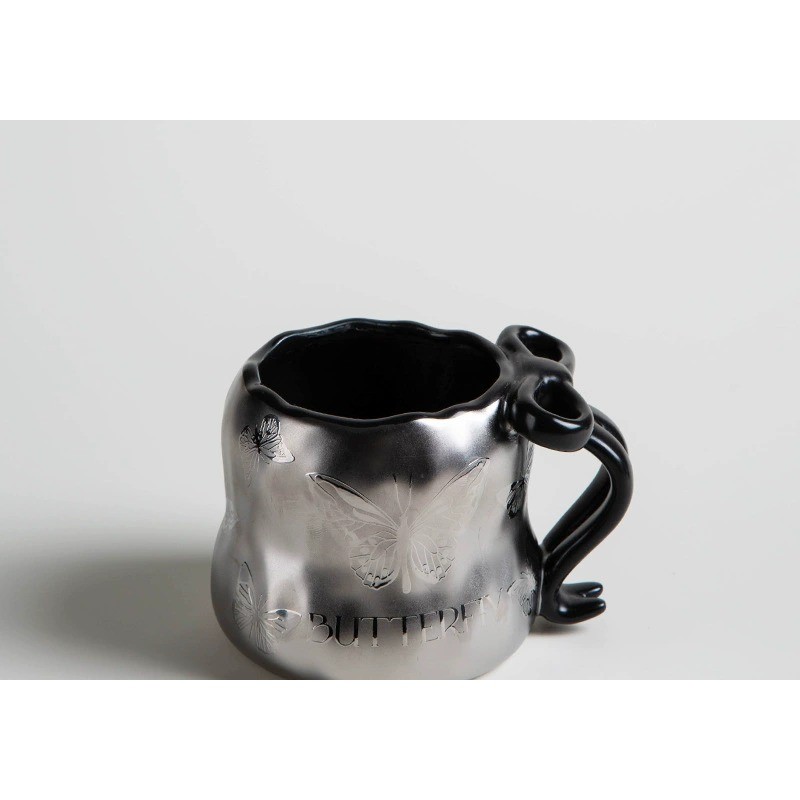Product Bow Handle Ceramic Mug Thumb 4