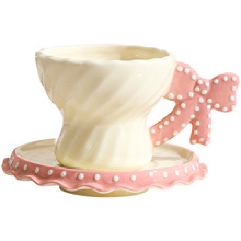 Product Bow Handle Cup And Saucer Main