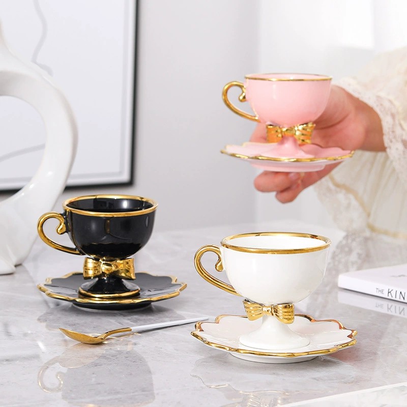 Product Bow Handle Espresso Cup And Saucer Main