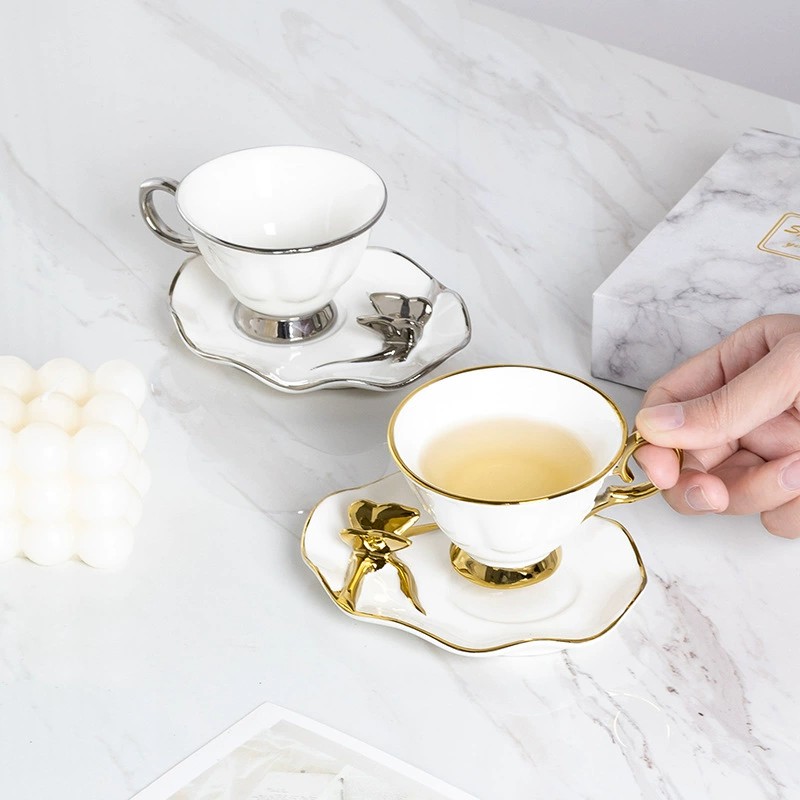 Product Butterfly Motif Afternoon Tea Cup And Saucer Main