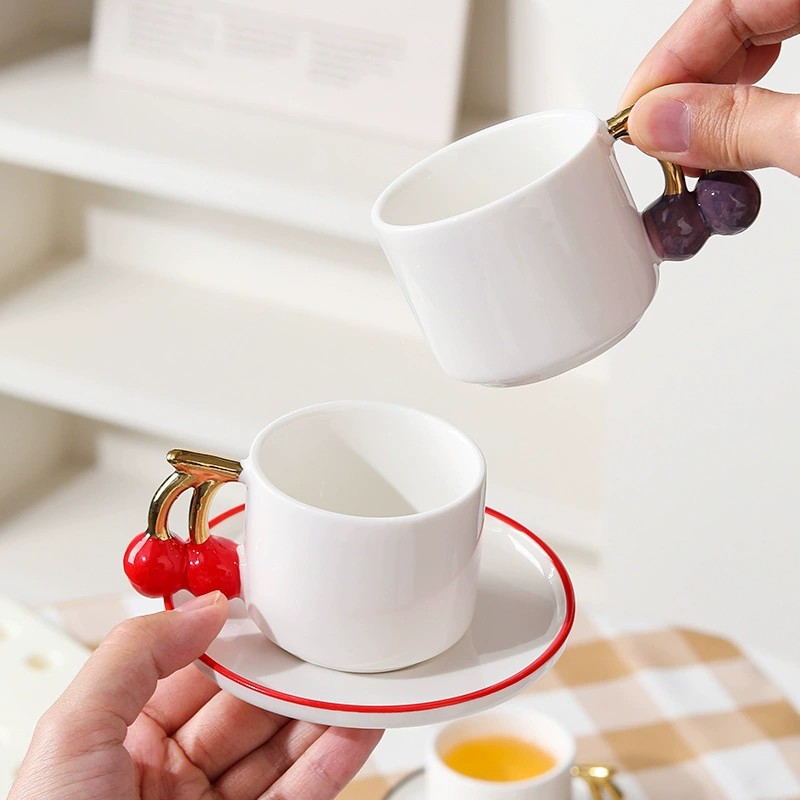 Product Cherry Motif Espresso Cup Thumb 1