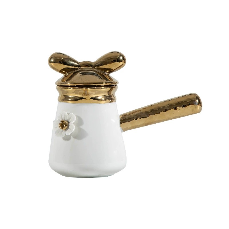 Product Hand Formed Floral Coffee Pot Set Main