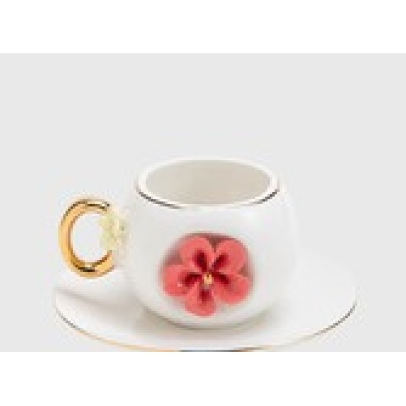 Product Hand Formed Flower Cup And Saucer Thumb 2