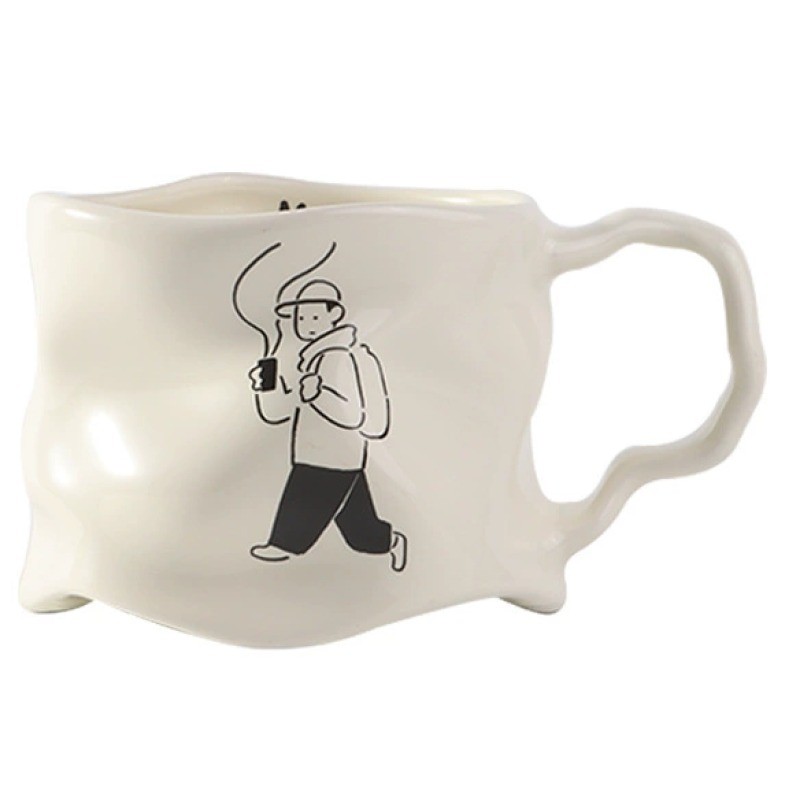 Product Irregular Couple Ceramic Mug Thumb 2