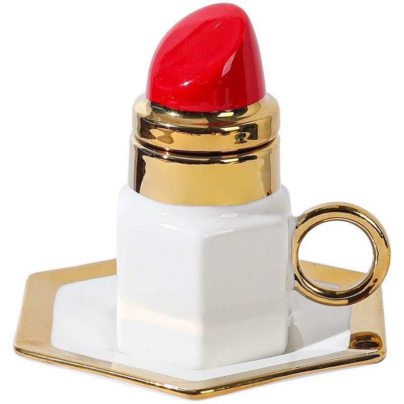 Product Lipstick Motif Espresso Cup And Saucer Thumb 4