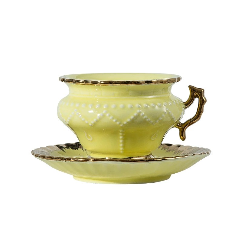 Product Metallic Accent Espresso Cup And Saucer Thumb 1