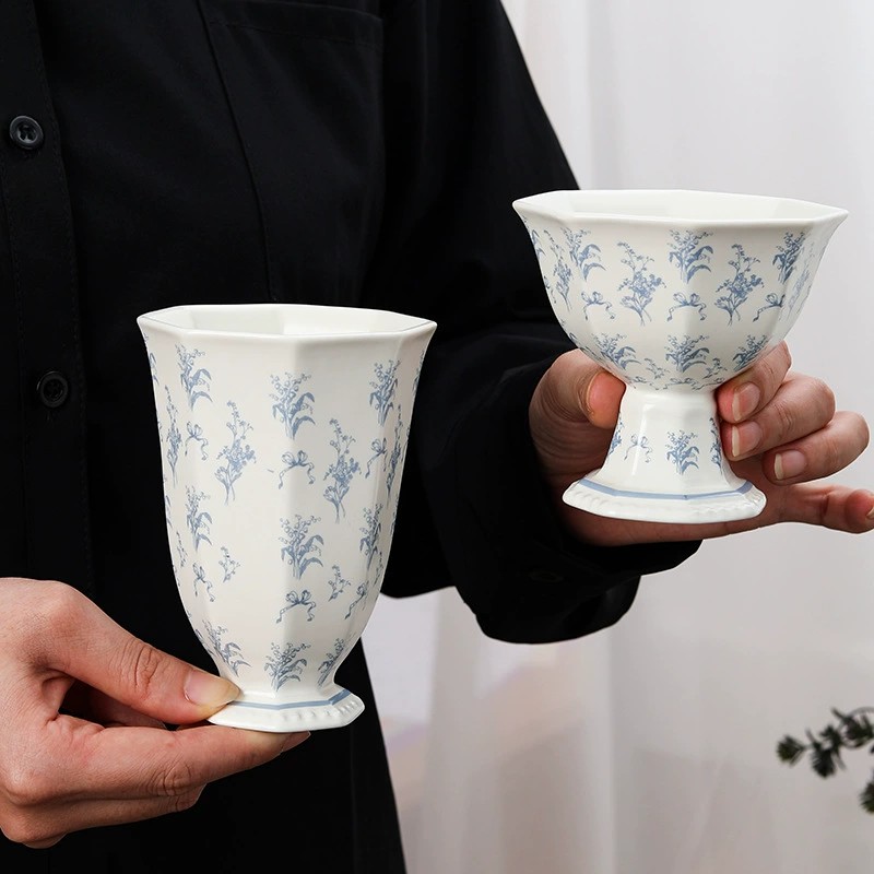Product Octagonal Lily Of The Valley Cup And Saucer Thumb 1