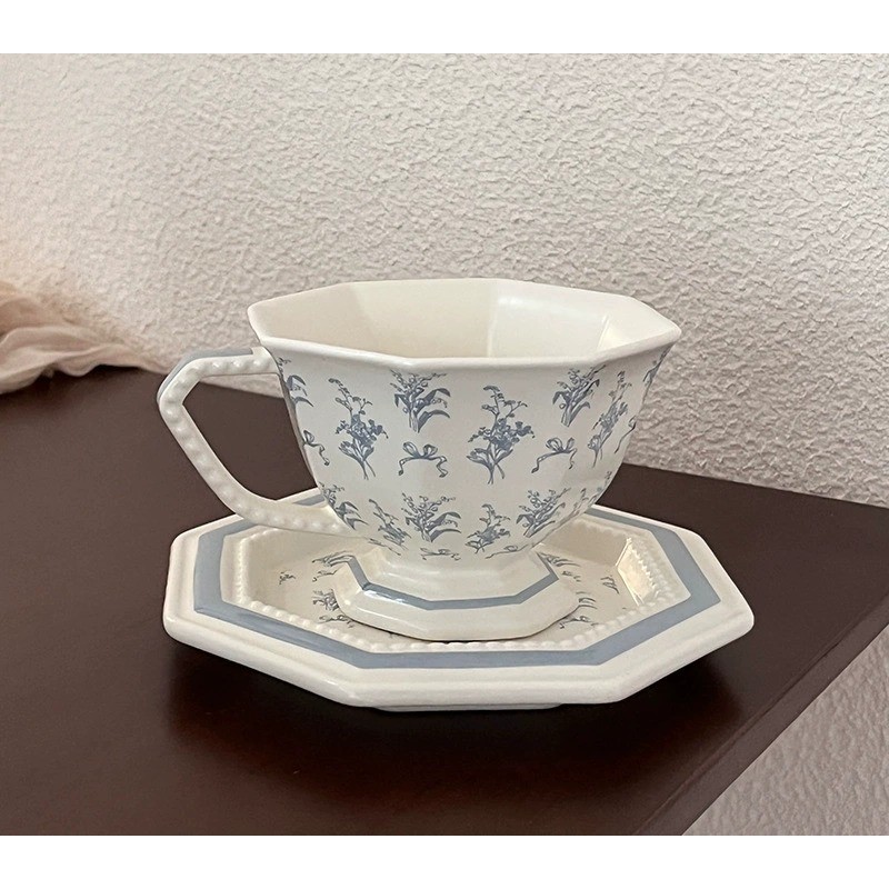 Product Octagonal Lily Of The Valley Cup And Saucer Thumb 3