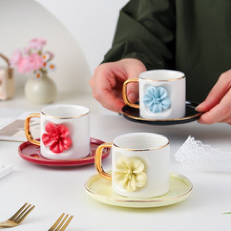 Product Sculpted Cherry Blossom Cup And Saucer Thumb 3