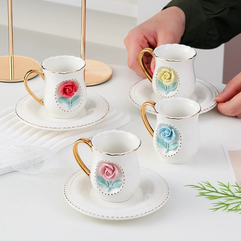 Product Sculpted Rose Blossom Cup And Saucer Thumb 4