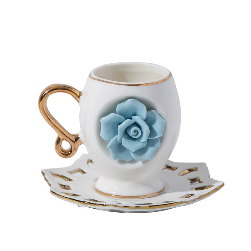 Product Sculpted Rose Ceramic Cup Thumb 4
