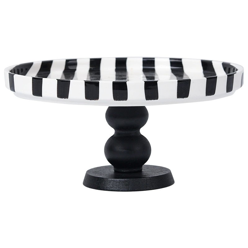 Product Striped Ceramic Cake Stand Thumb 4