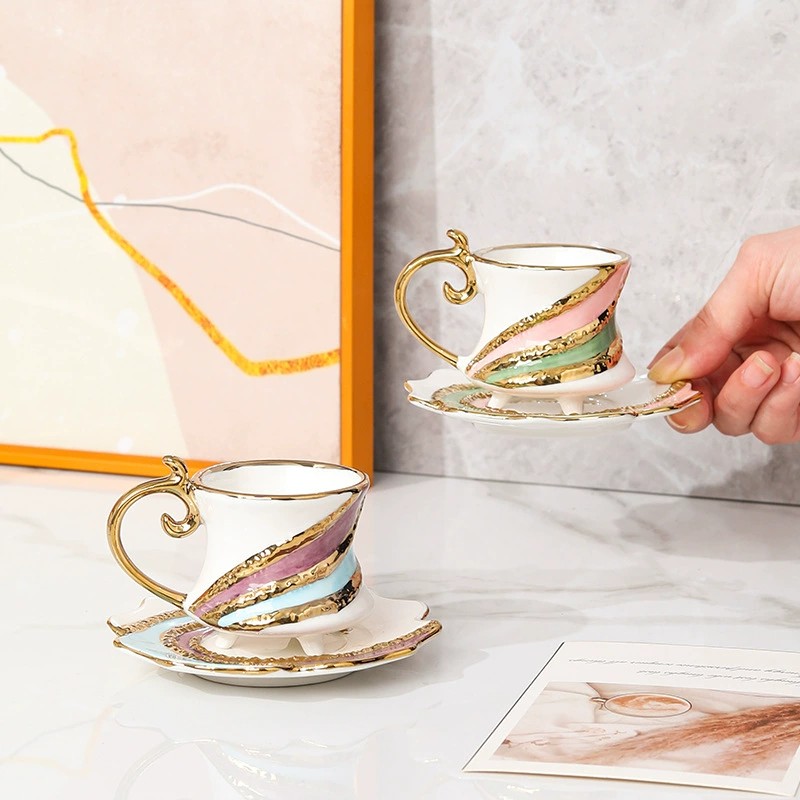 Product Swirl Color Cup And Saucer Thumb 1