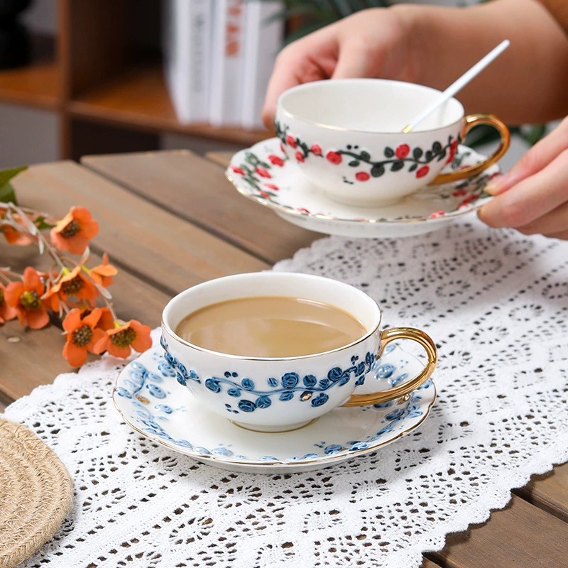 Product Vintage Floral Cup And Saucer Main