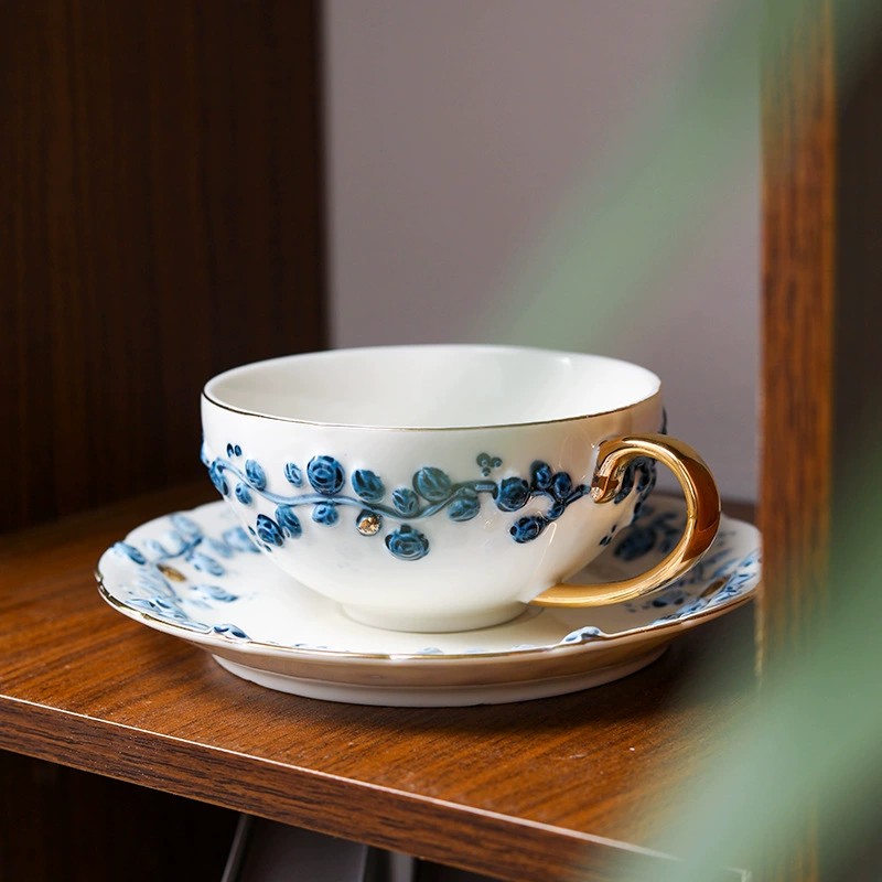 Product Vintage Floral Cup And Saucer Thumb 3