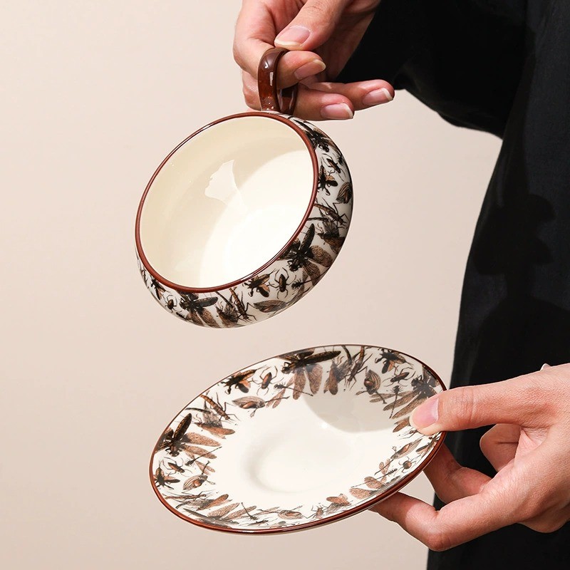 Product Vintage Pastel Cup And Saucer Thumb 1